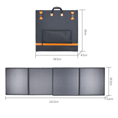 18v 160w pliant les kits portatifs de chargeur de panneaux solaires
