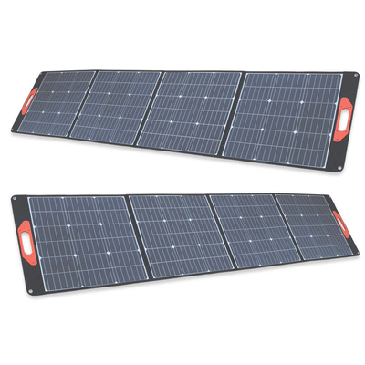 Chargeur de batterie actionné solaire pliable de panneau solaire d'énergie 80W 100W 160W