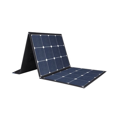 Chargeur solaire portatif actionné solaire 50w 80w de chargeur de téléphone de silicium monocristallin