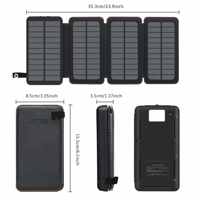 Panneau solaire de chargeur de banque de puissance d'OEM 25000mAh 6W pour le téléphone portable