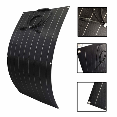 Panneau solaire monocristallin Bendable de 12V 100w flexible
