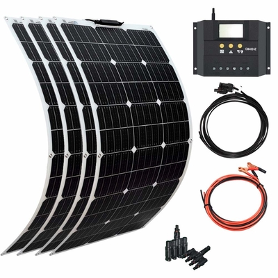 Panneau solaire amorphe flexible monocristallin 100W 12V 400W 40A