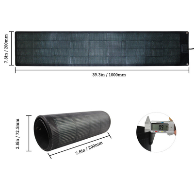 panneaux solaires 150W flexibles minces Rollable pour des caravanes