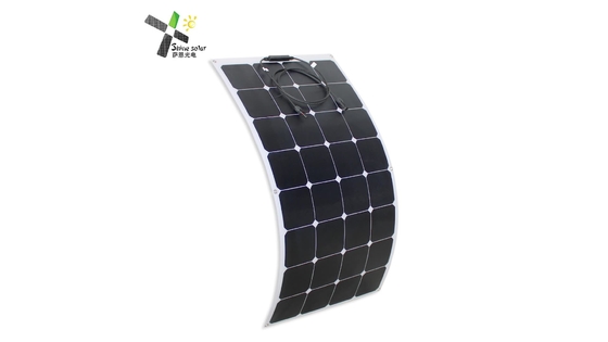 module solaire monocristallin flexible mince de panneaux solaires de 12V 110W pour le bateau de voiture