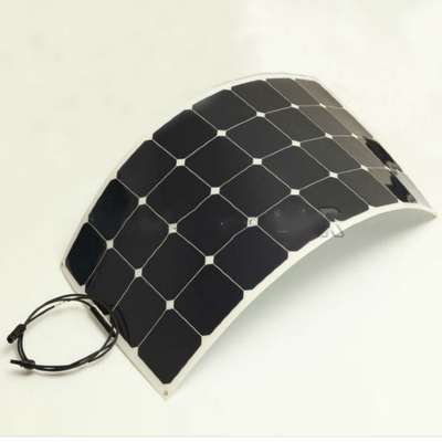 module solaire monocristallin flexible mince de panneaux solaires de 12V 110W pour le bateau de voiture
