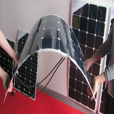 module solaire monocristallin flexible mince de panneaux solaires de 12V 110W pour le bateau de voiture