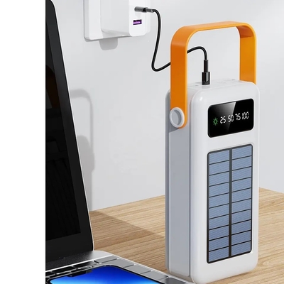 banque d'énergie solaire de 30000mAh 100000mAh 120000 Mah Solar Charger Detachable Cable avec la lanière