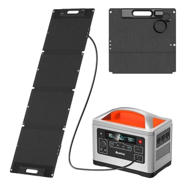Centrale rechargeable portative d'utilisation à la maison avec de mini panneaux pliables d'énergie solaire