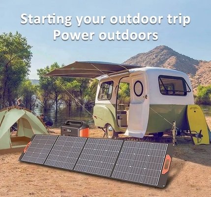 Panneau solaire pliable portatif mono du panneau solaire 200W de piles solaires avec la sortie d'USB