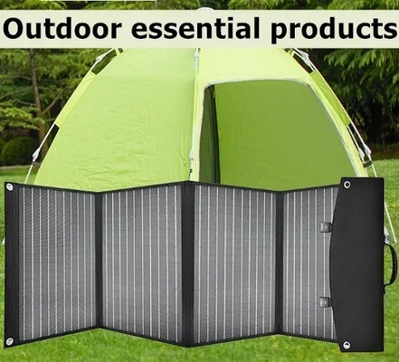 panneau solaire pliable de 18V 100w pour le système campant solaire de panneau solaire