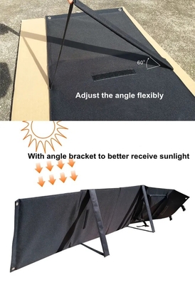panneau solaire pliable de 18V 100w pour le système campant solaire de panneau solaire