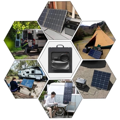 120w portatif pliant la stratification mono des piles solaires ETFE de panneau solaire