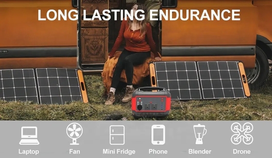 Générateur solaire à recharge rapide USB de 600 W. Batterie au lithium portable