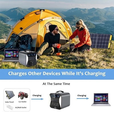 Générateur d'énergie solaire portable 220V hors réseau Lifepo4 batterie 1000W
