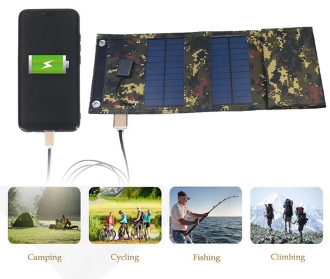 Mini 15W pliant le panneau solaire avec USB facturant le remplissage d'ordinateur portable de téléphone