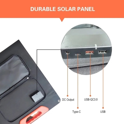 panneaux solaires se pliants portatifs 200W de 60W 100W 150W pour le camping extérieur