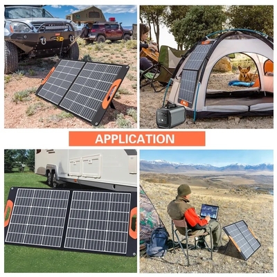 panneaux solaires se pliants portatifs 200W de 60W 100W 150W pour le camping extérieur