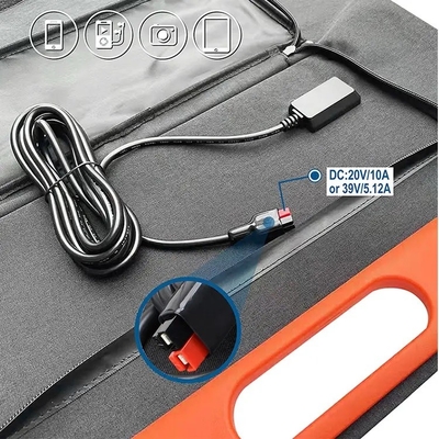 Nouveaux kits solaires campants se pliants portatifs élevés de caravane du panneau solaire 100W 200W de parking du rendement 120w avec des sorties d'USB