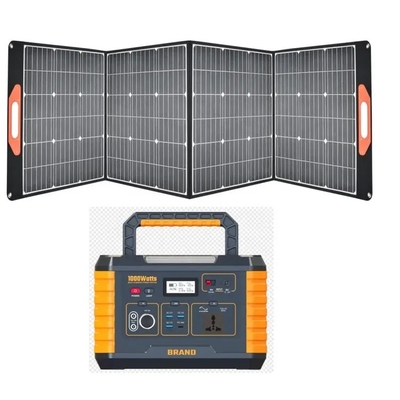 Nouveaux kits solaires campants se pliants portatifs élevés de caravane du panneau solaire 100W 200W de parking du rendement 120w avec des sorties d'USB