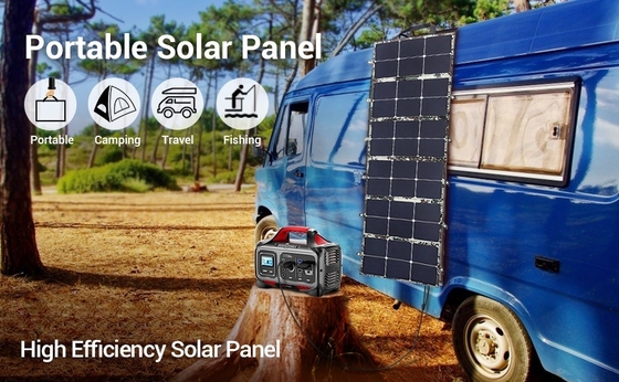 110W panneau solaire fois d'utilisation à la maison de chargeur du voyage du panneau solaire ETFE 6 portatifs pliables