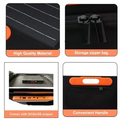 Panneaux solaires à haut rendement pliables étanches 21W 40W 60W 80W 120W 200W