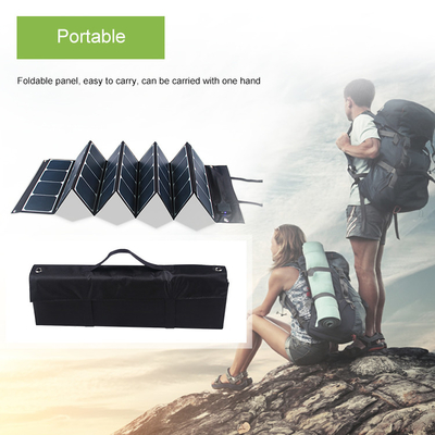 Panneau solaire pliable portatif 120W imperméable pour le camping en plein air