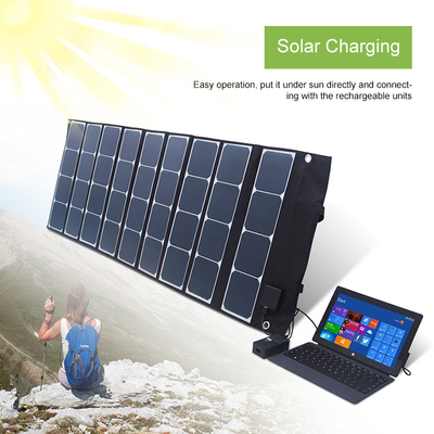 Panneau solaire pliable portatif 120W imperméable pour le camping en plein air