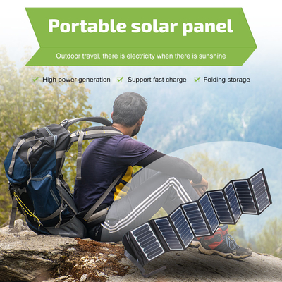 Panneau Solaire Pliable 60W Portable Avec Technologie ETFE USB-C