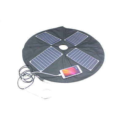 chargeur de panneau solaire de parapluie imperméable 20w avec sortie 2 usb
