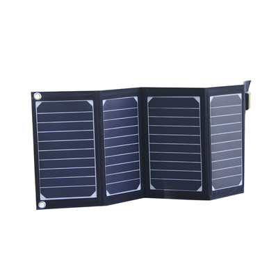 Chargeur pliable solaire de panneau solaire du chargeur 20w avec la sortie d'Usb 2 imperméable