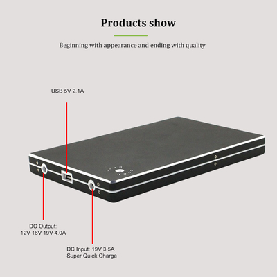 Type-c de remplissage rapide système d'Usb de QC3.0 30000Mah 12V de gestion de batterie de banque de puissance d'ordinateur portable