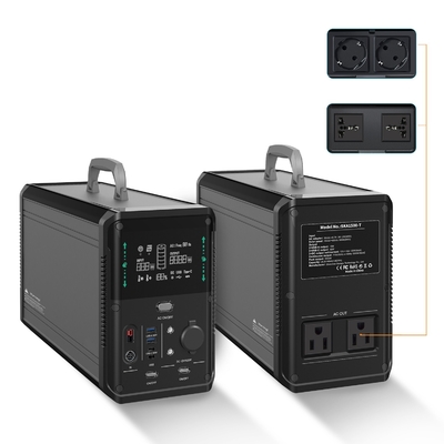Kits de système de générateur de panneau solaire mini portable 1380Wh 3000W