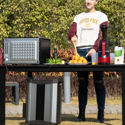 Panneau hybride du système 2500w solaire de la batterie 2500W d'OEM LiFePO4 multifonctionnel