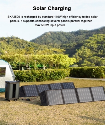 Puissance élevée Mini Generator actionné solaire rechargeable 4000W avec la sortie à C.A.