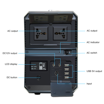 Générateur de centrale électrique portable MSDS Powerstation Solar Camping 273000mAh