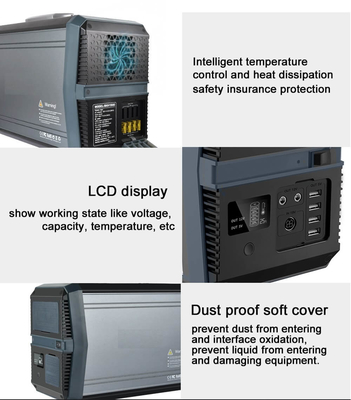 générateur solaire 1000W de 110V 220V Li Ion Power Station Bank Energy