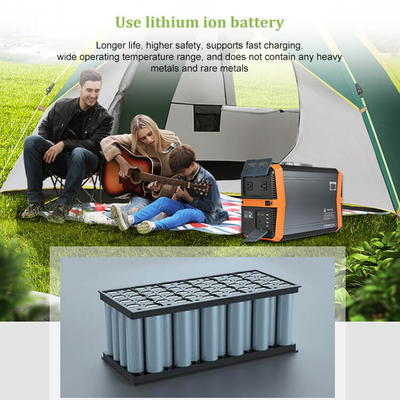 Paquet de batterie au lithium de la station 1503Wh 12v de générateur solaire à C.A. 110v 220v