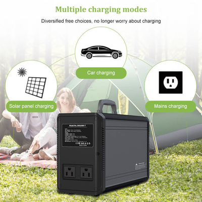 1075Wh 220V 110V a actionné le stockage de l'énergie à la maison de générateur de camping solaire de station