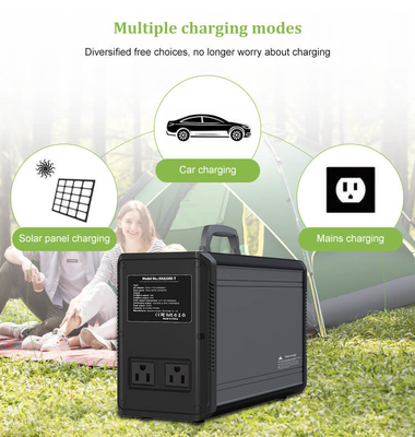 générateur électrique de secours de 110v 220v avec le paquet de batterie du panneau solaire Lifepo4