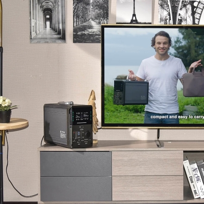générateur portatif de panneau solaire de la batterie 1075Wh pour le support campant