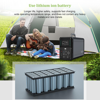 Centrale solaire portative de générateur de 1kw Lifepo4 220v 110v