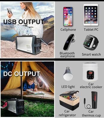 Tous dans un inverseur outre de grille Li Ion Power Station Solar Generator 500W