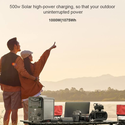 1000W 2000W Li Ion Power Station Emergency Solar a actionné Mini Generator pour extérieur