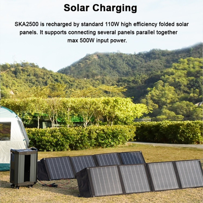 Générateur portatif de panneau solaire de support de batterie solaire d'UPS LiFePO4 pour la Chambre 2500W