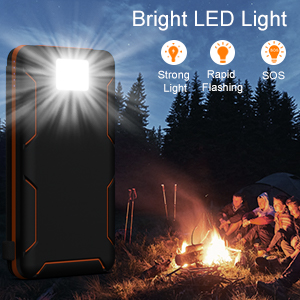 Panneau solaire de chargeur de banque de puissance d'OEM 25000mAh 6W pour le téléphone portable 5