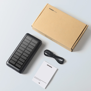 IPX5 paquet portatif actionné solaire de batterie du chargeur 30000mAh pour IPhone 9