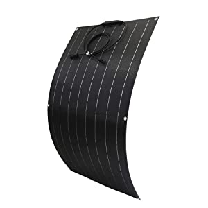 Panneau solaire monocristallin Bendable de 12V 100w flexible 0